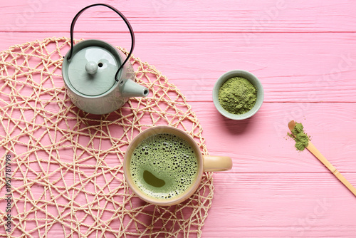 Composition with cup of tas...