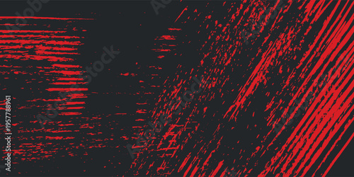 Background, contrast red and black color abstract template for business design. Technology style. You can use it for advertising, sports posters, templates, business presentations. Vector illustration