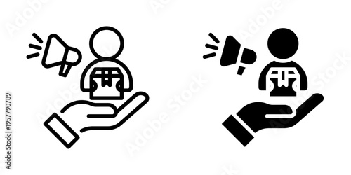 Marketing icon, element icon for design branding, print, and digital media