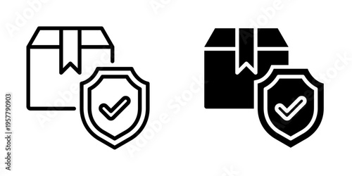 Product security icon, element icon for design branding, print, and digital media
