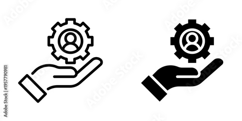 Support icon, element icon for design branding, print, and digital media