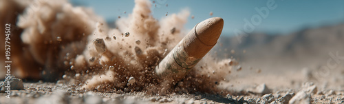 Bullet Impact in Desert: A ...