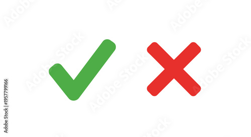 Set of various colorful icons for success error information and validation