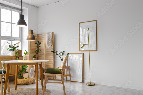 Interior of stylish dining ...