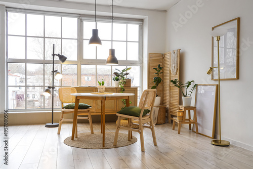 Interior of stylish dining ...
