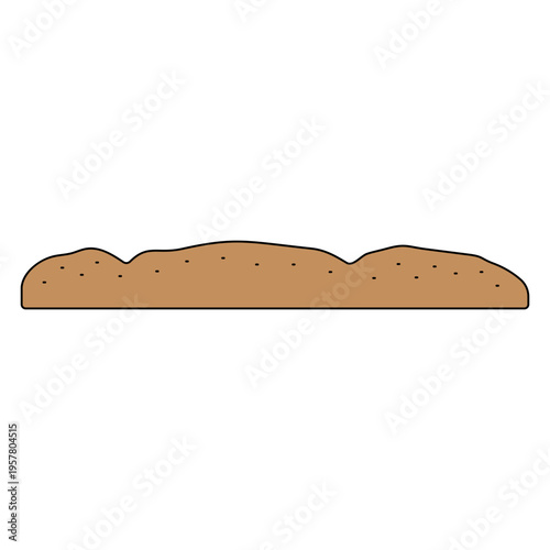 흙더미 일러스트