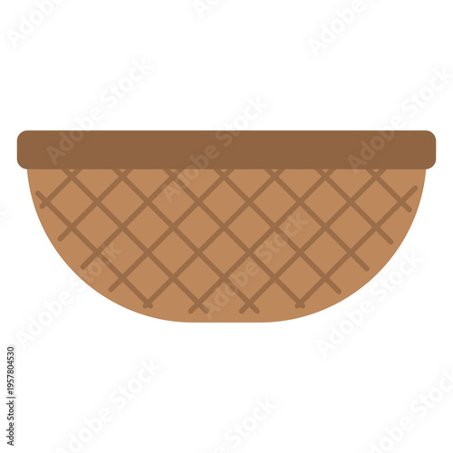 나무 바구니 일러스트