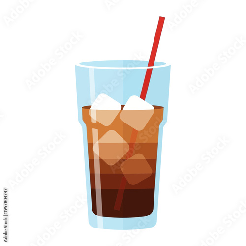 A glass of cold iced tea.