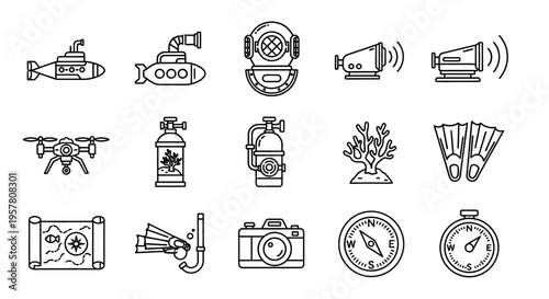 Collection of various device icons.