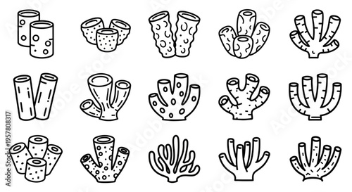 Collection of various fingerless gloves.