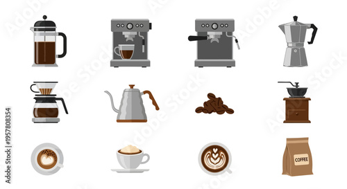 Coffee makers and coffee related items.