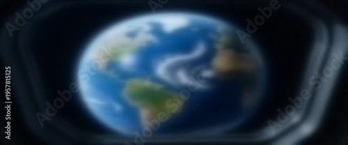 Earth Globe Planet Space Environment Scene