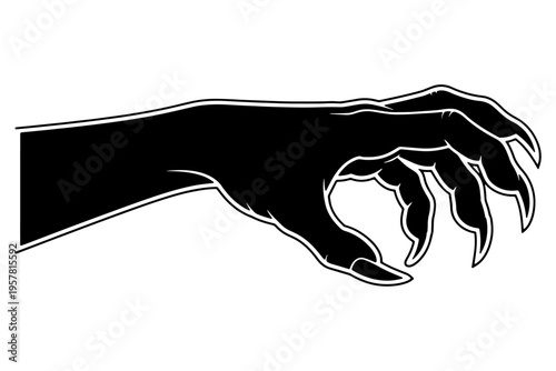 Claw Hand Scratch Marks Symbol