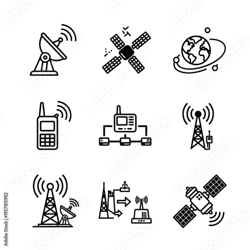 Communication technology and satellite network.