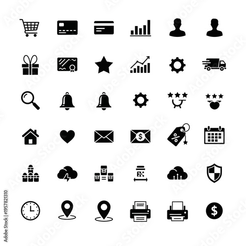 Black icons on white background.