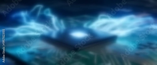 Blue Energy Wave Abstract Motion Background