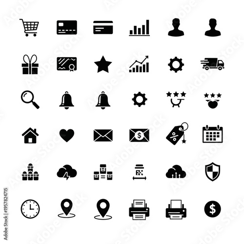 Black icons on white background.