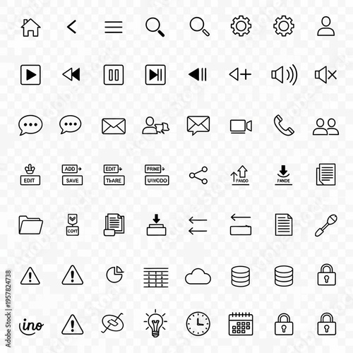 Black icons on white background.