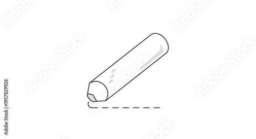 A roll of paper unspooling slowly.