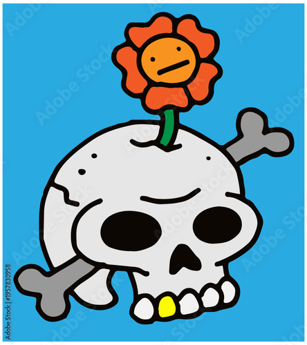 illustration vector tattoo design fire doodle