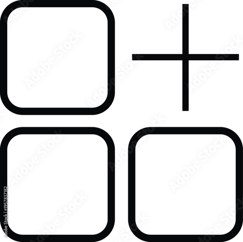 Crossposting icon, sharing content across multiple platforms concept, social media distribution symbol, repost and multi channel publishing sign, modern flat vector illustration, i