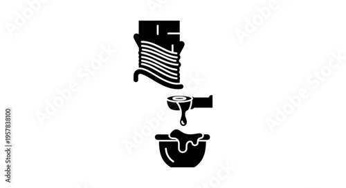 Coffee Maker Brewing Process Icon Espresso Machine Portafilter and Drip