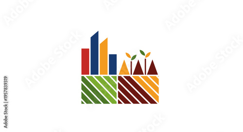 Urban Agriculture and Sustainable City Development Concept