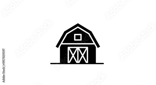 Simple Barn Icon