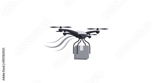 Drone Delivering Package