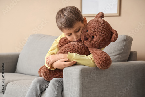 Little boy with autistic di...