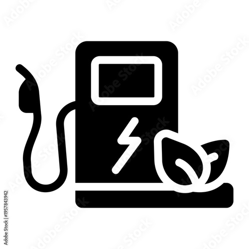 Charging station Solid icon