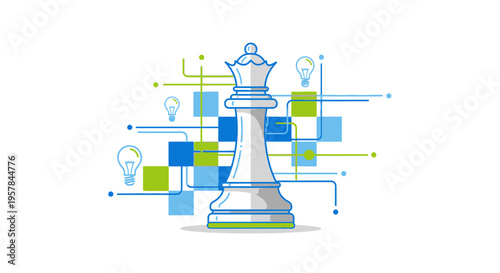 Large chess piece with crown details.