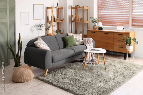 Interior of modern living r...