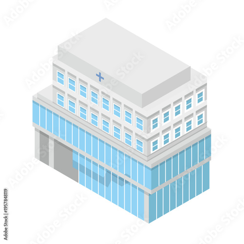 病院の建物イラスト