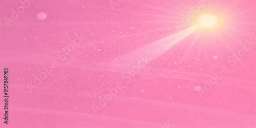 Abstract pink background with soft glowing light and star pattern design