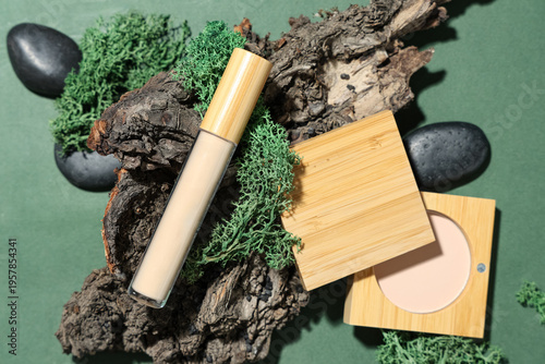 Concealer with powder, tree...