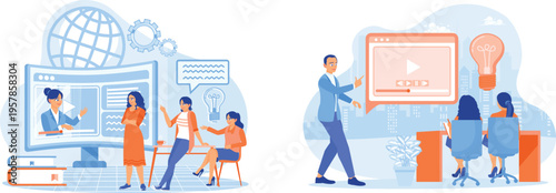 Modern approaches to virtual team collaboration and online training sessions