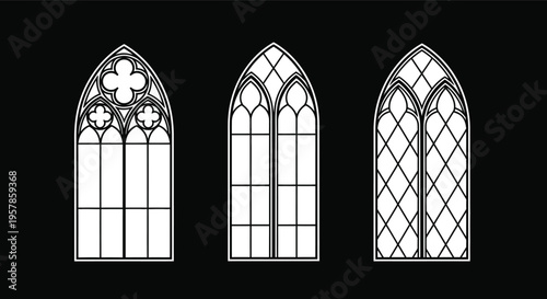 Gothic architectural window designs