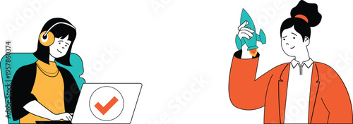 Collaboration and approval in a virtual team meeting