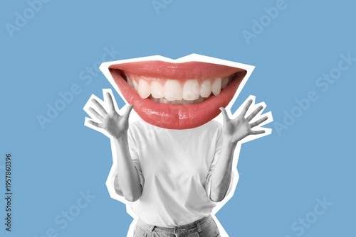 Happy young woman in stylis...