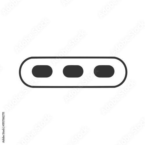 Simple Black Connector Design