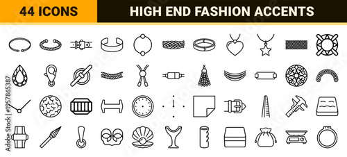 Minimalist Monoline Bracelet and Wrist Jewelry Line Art, Geometric Bangle and Charm Outlines for High-End Fashion and Accessory Design.