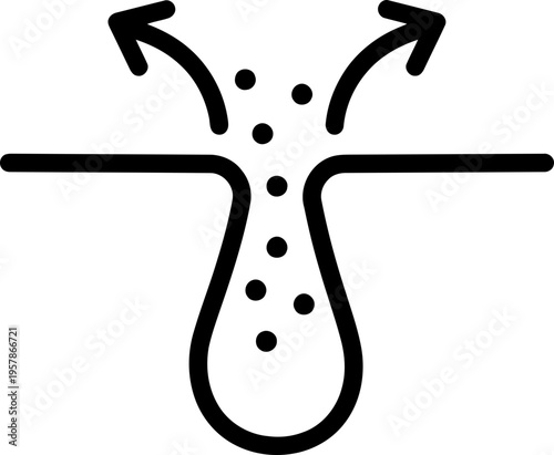Osmosis Process Diagram Illustration.