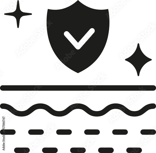 Shield with Check Mark Icon.