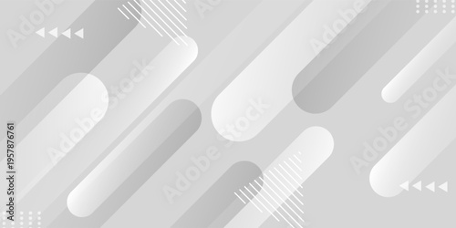 Wallpaper grey with modern ornament background. Monochrome color. Vector illustration