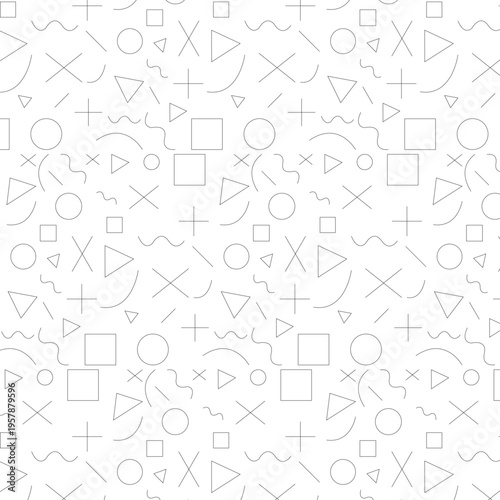 eamless Geometric Shapes Pattern Background