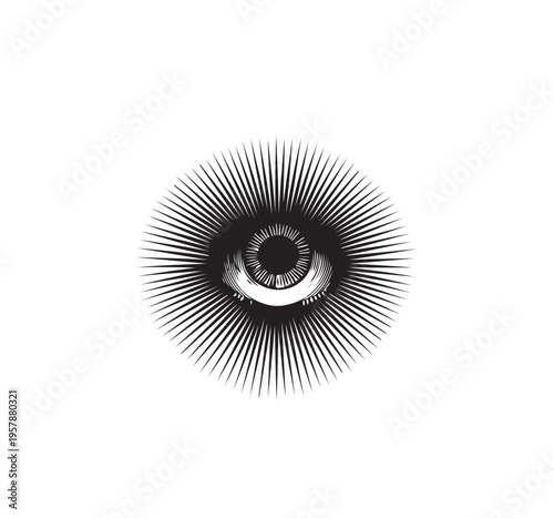 eyelid logo vector