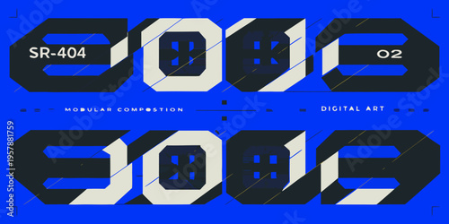 Abstract digital art featuring the code 9009 and sr 404 elements