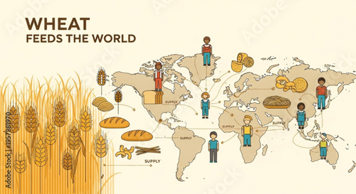 Wheat feeds the world with diverse bread types globally