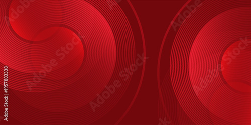 Minimalist luxury red glowing lines background